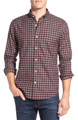 Bonobos Slim Fit Jasp Gingham Poplin Sport Shirt