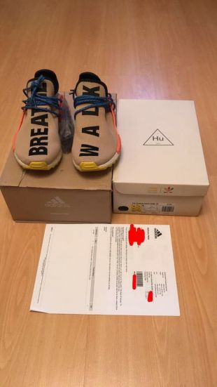 Adidas Adidas Pharrell Williams HU NMD TR Pale Nude UK7 5 Brand New