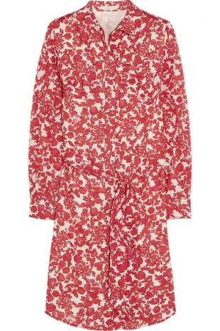 Tory Burch Brigitte Printed Cotton Shirt Dress