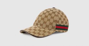 Gucci Casquette De Base Ball Avec D Tail Bande Web