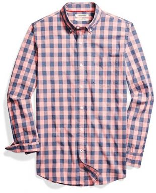 Goodthreads Goodthreads Men S Slim Fit Long Sleeve Gingham Plaid