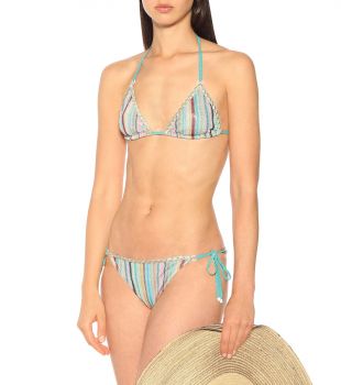 Missoni Mare Gestreifter Triangel Bikini