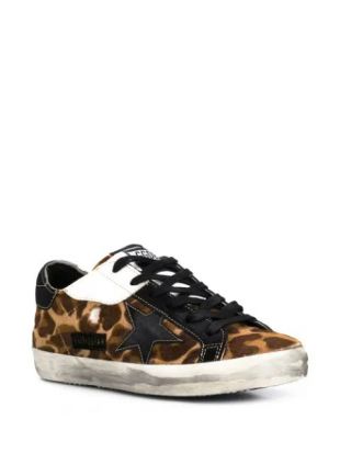 Golden Goose Leopard Print Sneakers