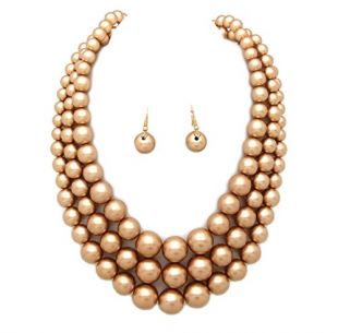 Fashion Fashion Women S Three Multi Strand Simulated Pearl