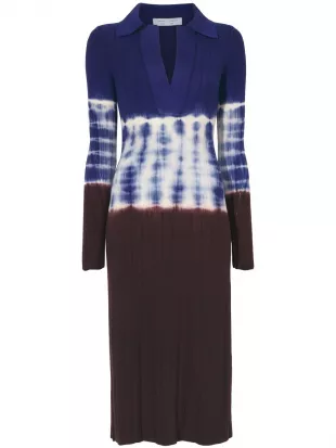 Proenza Schouler Tie Dye Knitted Dress