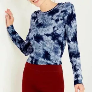 Wild Fable Long Sleeve Slim Fit Cropped T Shirt