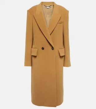 Stella McCartney Double Breasted Wool Coat