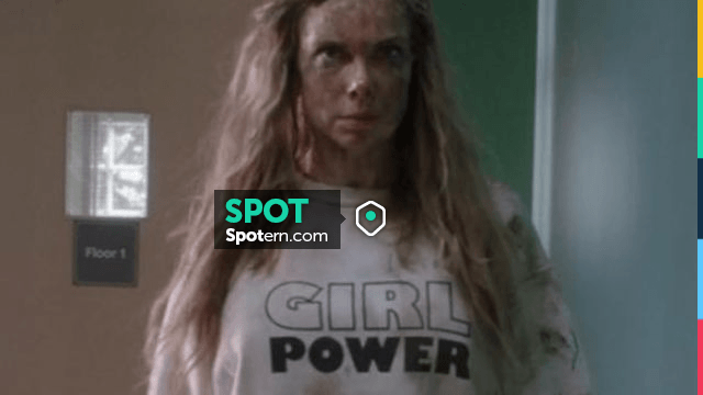 Girl Power White Sweatshirt Worn By Suzie Boreton Amanda Walsh As