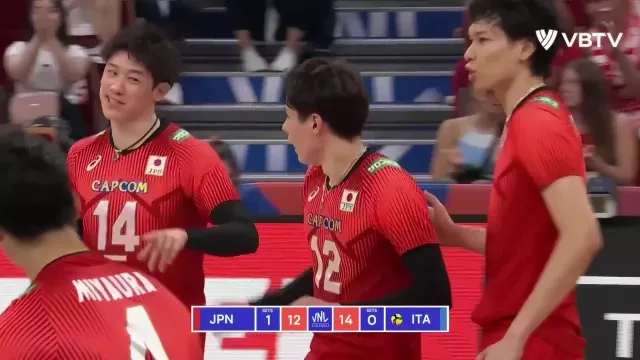 Le maillot du Japon VNL 2023 porté par Yūki Ishikawa dans le vidéo