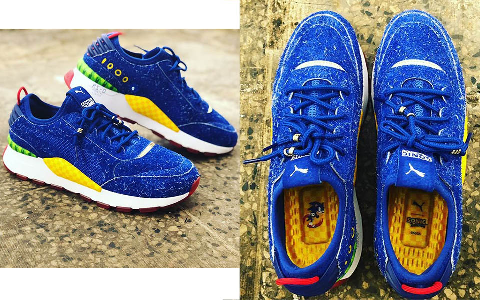 puma sonic bleu