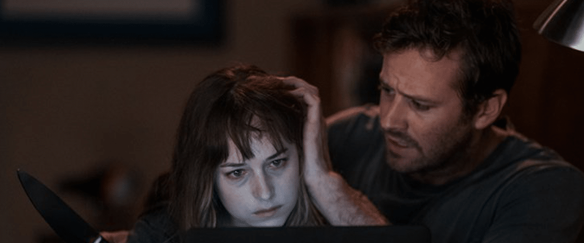 Wounds first outfits worn by Dakota Johnson, Arnie Hammer and Zazie