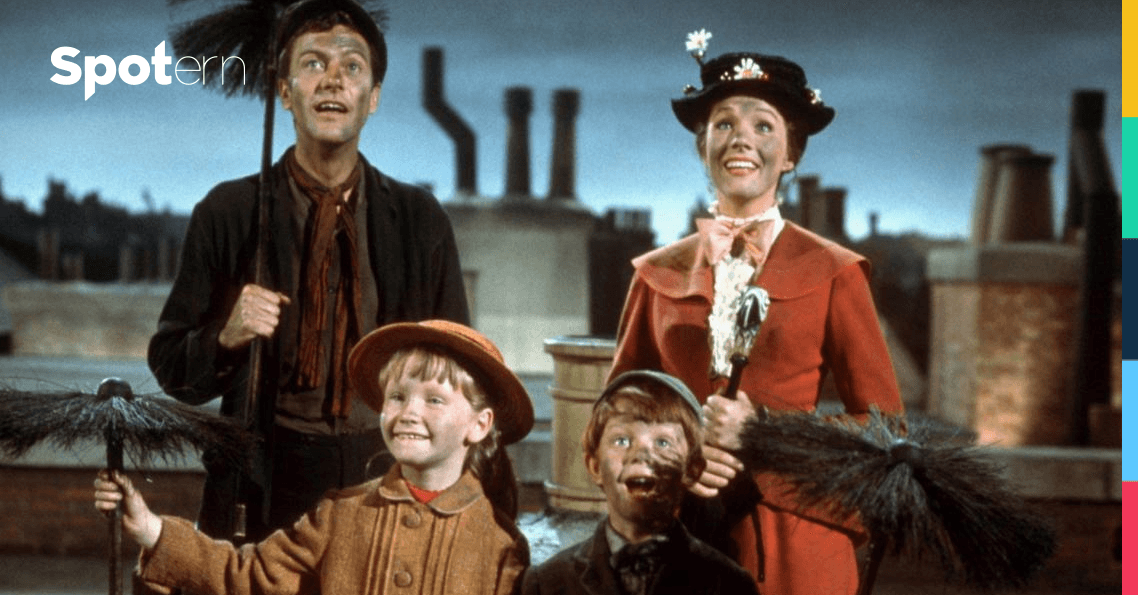 Bert / Mr. Dawes, Senior (played by Dick Van Dyke) outfits on Mary Poppins
