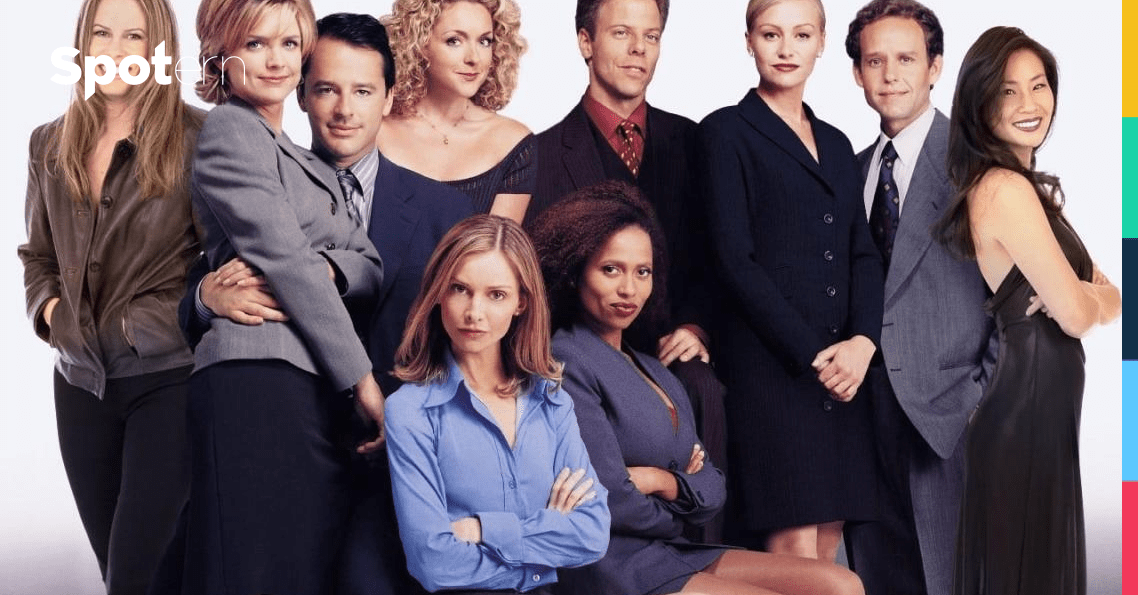 Elaine Vassal (played by Jane Krakowski) outfits on Ally McBeal