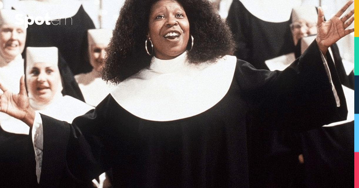 Sister act 3. Вупи Голдберг действуй сестра. Сестричка, действуй (1992). Вупи Голдберг монашка танцует.