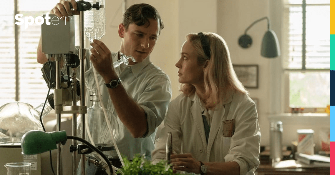 Calvin Evans (played by Lewis Pullman) outfits on Lessons in Chemistry