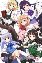 The maid holding of Chiya in Gochuumon wa Usagi Desu ka