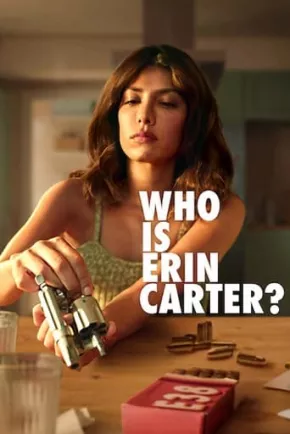 Who Is Erin Carter: Season 1 Episode 1 Erin's Blue/White Floral Wrap Dress