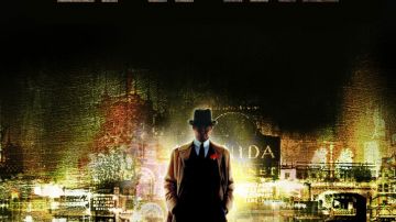 Nucky Thomson (Steve Buscemi) gris vérifier costume dans Boardwalk Empire