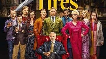 Brooks Brothers Tan Épi de couche de finition, porté par Benoit Blanc (Daniel Craig) en Couteaux