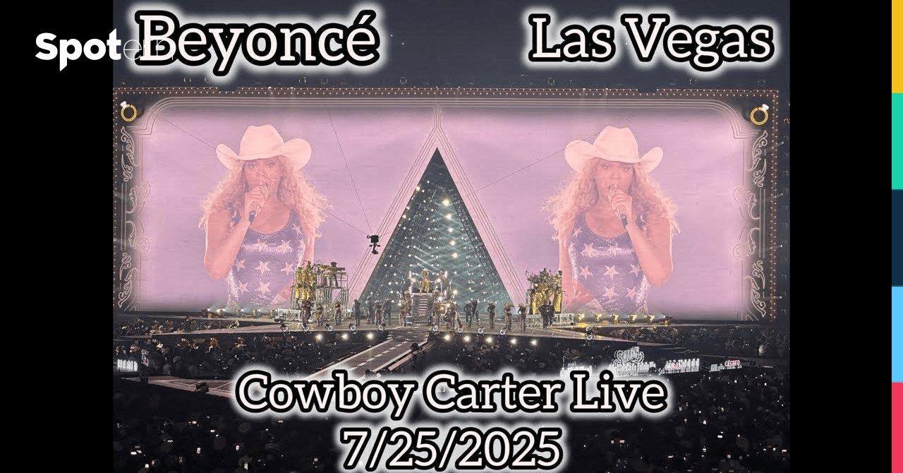 Cowboy Carter Tour: BEYONCE LIVE in Las Vegas, NIGHT ONE 07/25/2025 ...