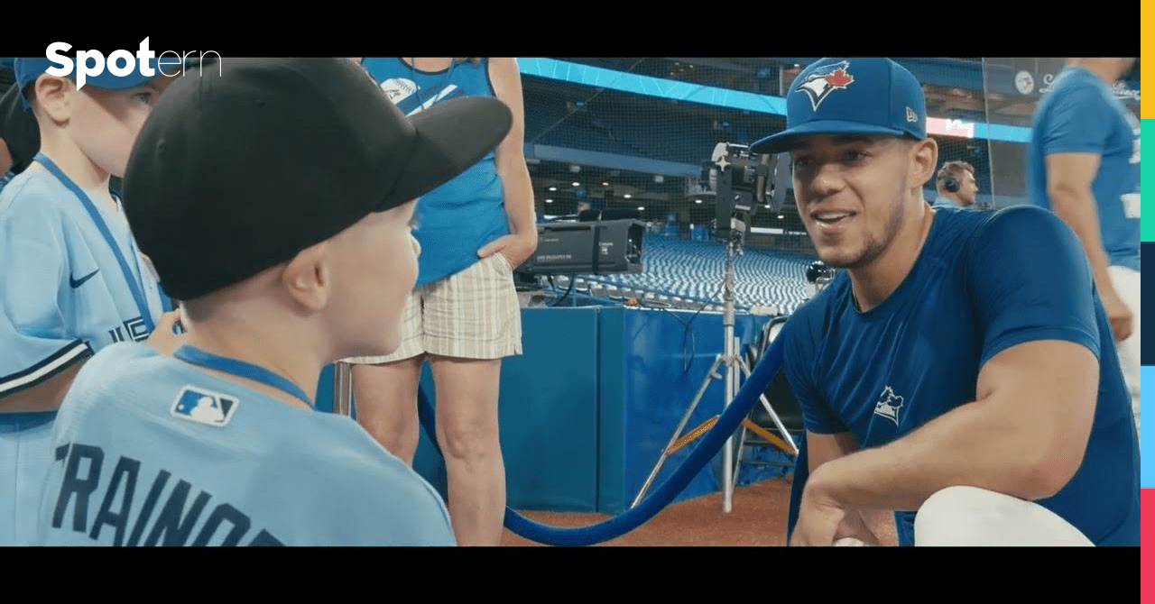 The Toronto Blue Jays Make Rocky Trainor s Wish Come True Clothes the-toronto-blue-jays-make-rocky-trainor-s-wish-come-true-clothes