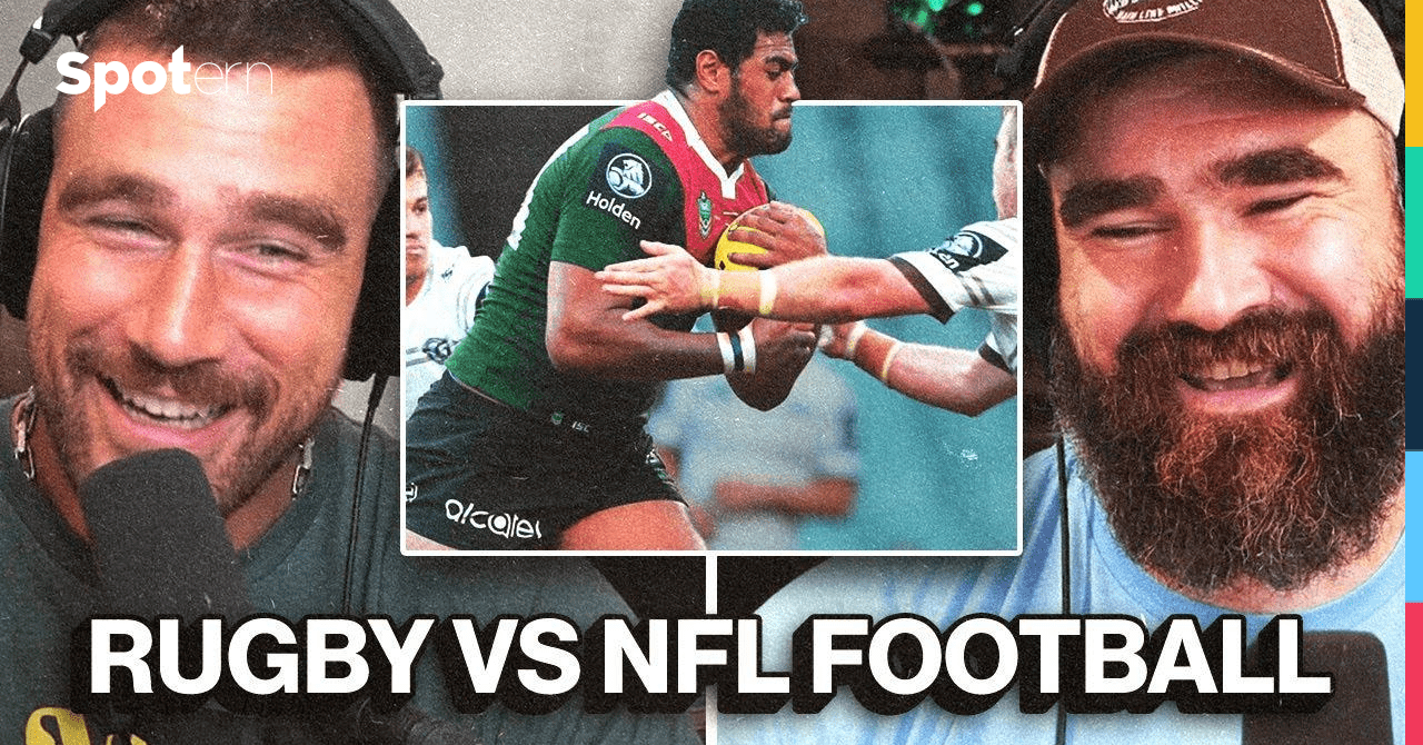 Jason and Travis debate whether or not Rugby players could make it in ...