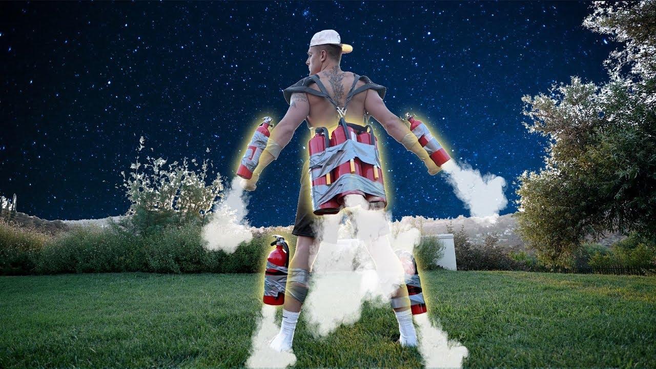 MY NEW FIRE EXTINGUISHER JETPACK!!