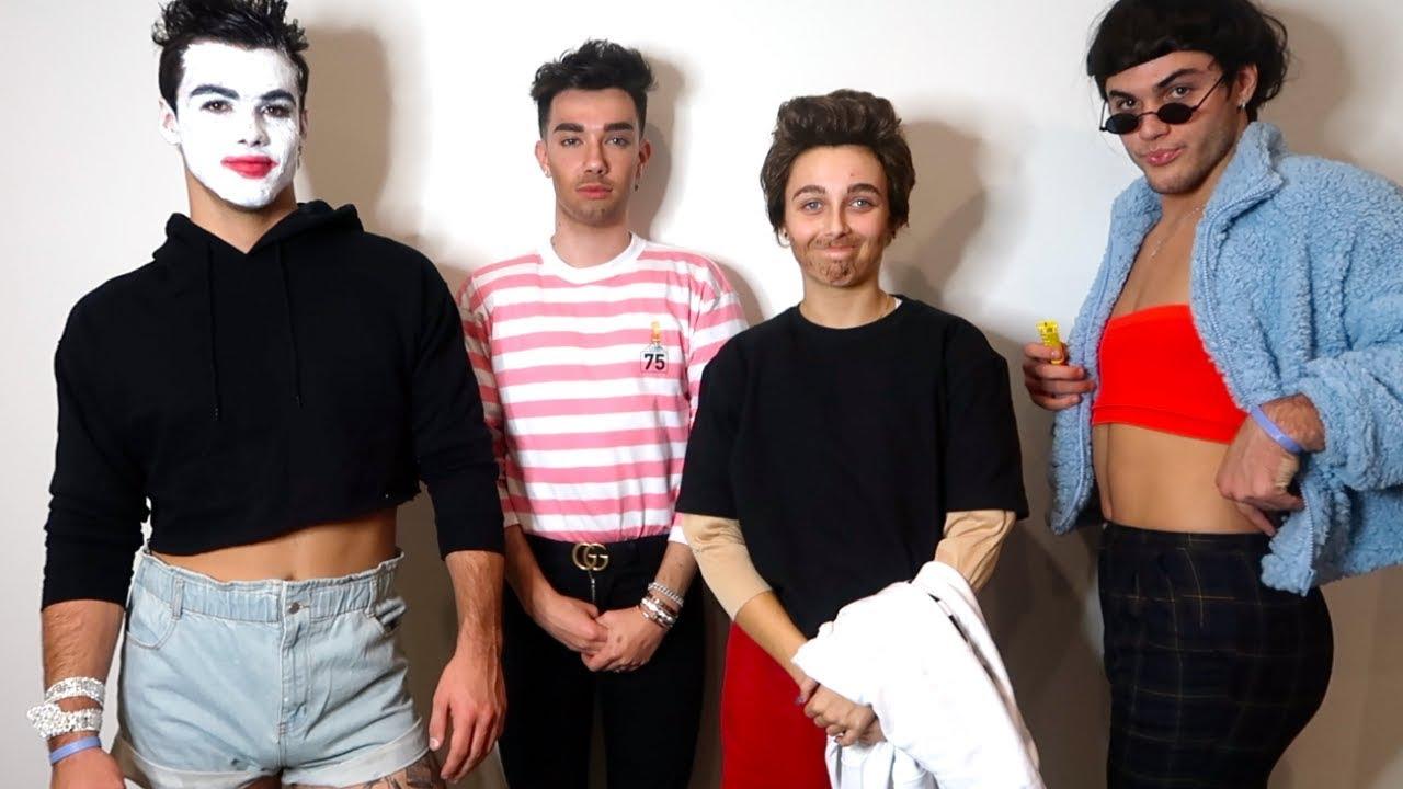 DRESSING UP AS EACHOTHER ft Dolan Twins & James Charles: Ropa, Moda, Marca,  Look y Estilo | Spotern