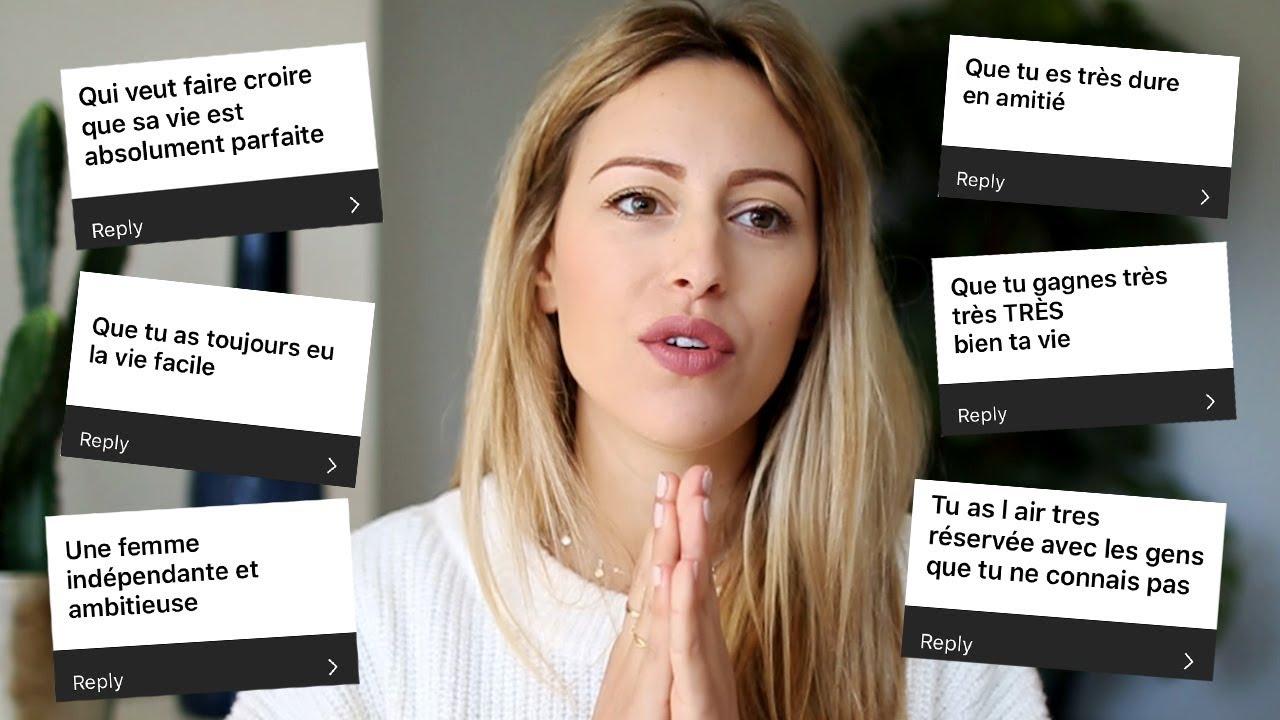 JE RÉAGIS À VOS PRÉJUGÉS SUR MOI