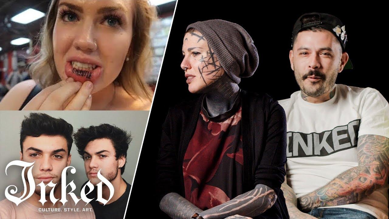 Tattoo Artists React To YouTuber's Tattoos #2 | Tattoo Artists Answer