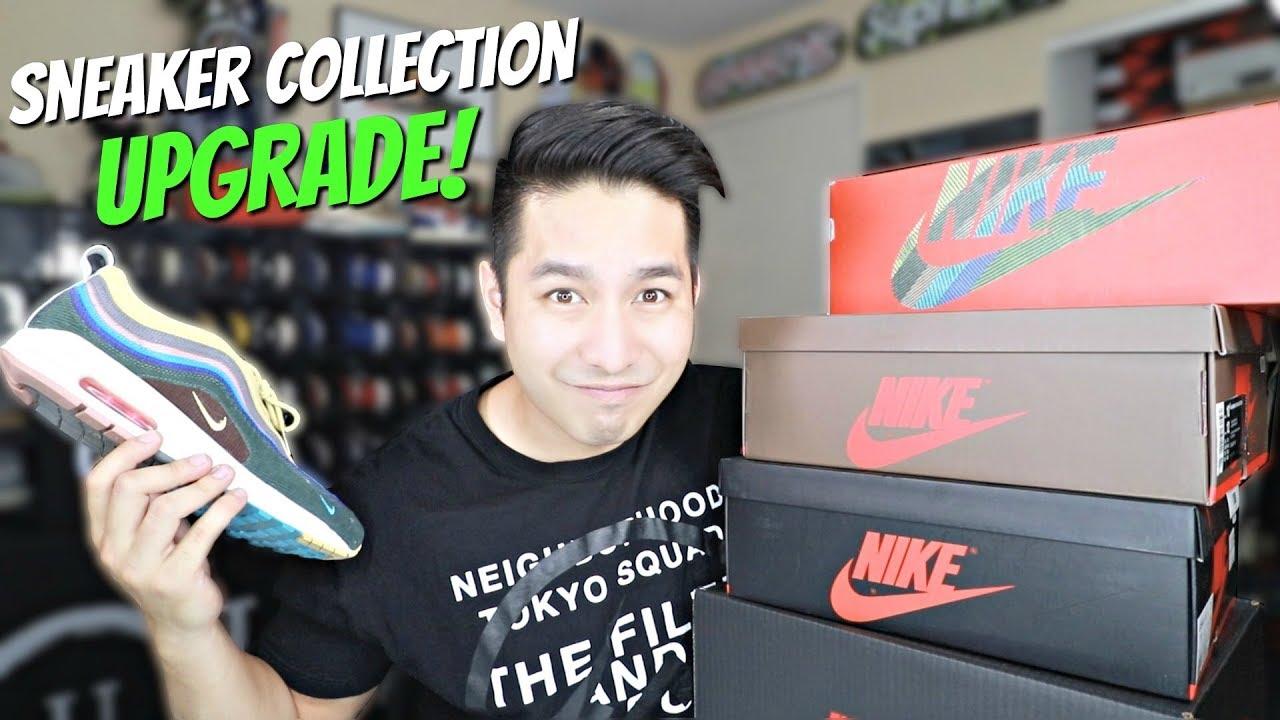 The pair of Nike Air Yeezy 2 John Geiger x Child Untied Hawaii in the video Upgrading My Collection 2019! HUGE Sneaker Haul! | Spotern