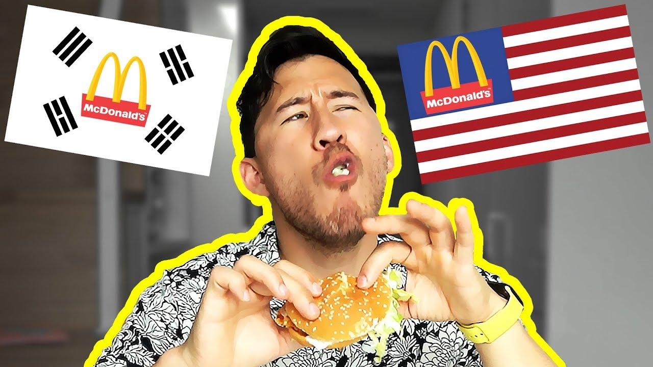 Black and white floral print button up worn by Markiplier in KOREAN