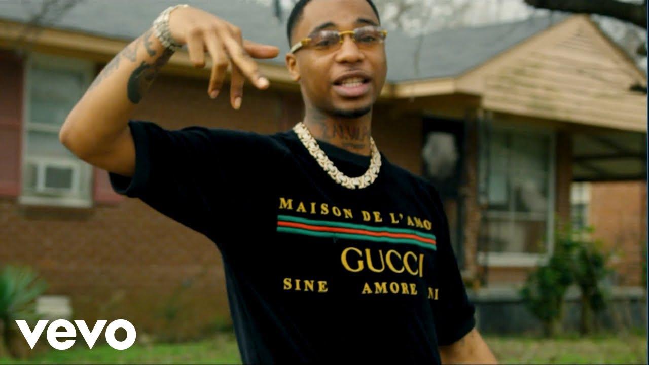 Louis vuitton Blue Monogram & Tapestry Destroyed Denim Jacket worn by Key  Glock in Chromosomes (Official Music Video)