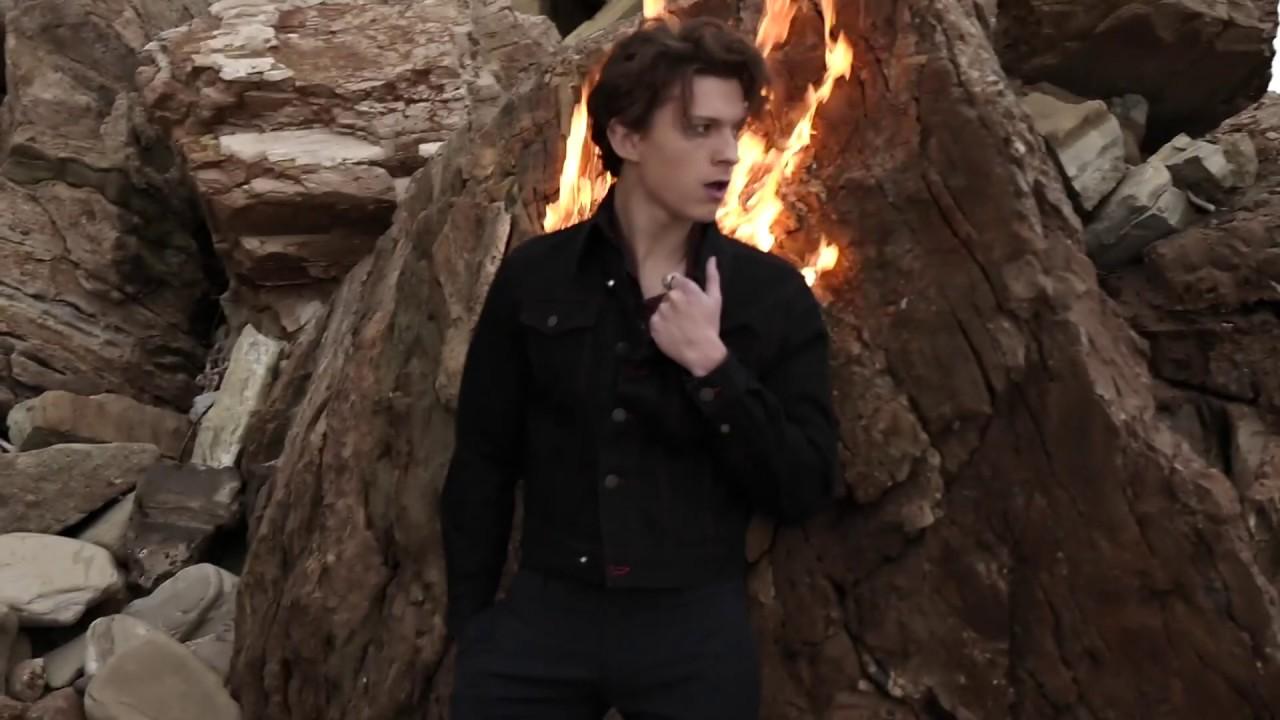 Tom Holland BTS Video for Man About Town Magazine
