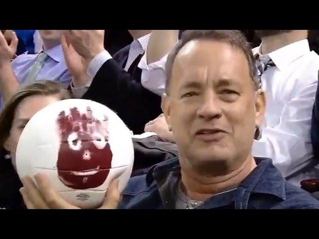 Tom Hanks Reunites with His 'Cast Away' Co-star, Wilson the Volleyball