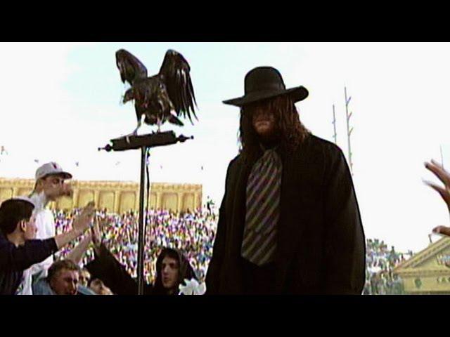 The Undertaker makes an ominous entrance at WrestleMania IX