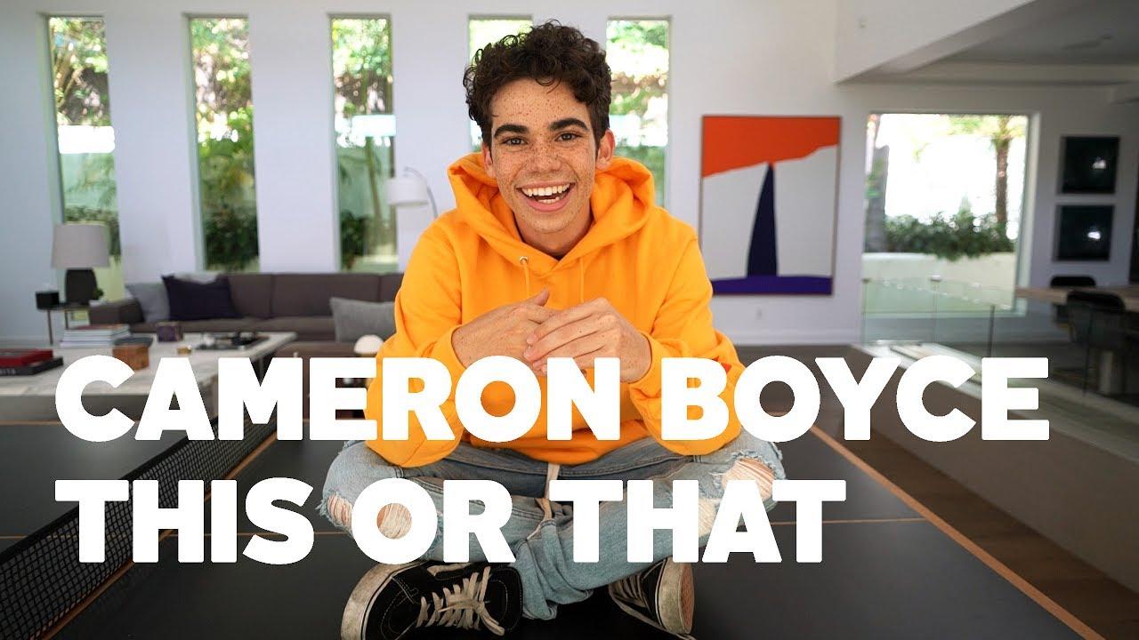 Cameron Boyce Plays RAW's This or That