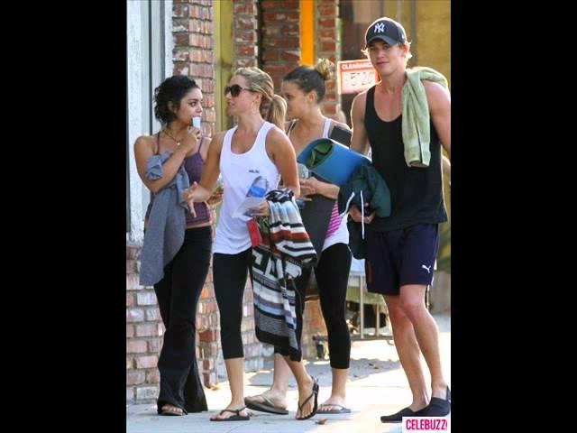 Vanessa Hudgens Hits the Gym With Ashley Tisdale & Austin Butler In L.A On 20 Sep 2011