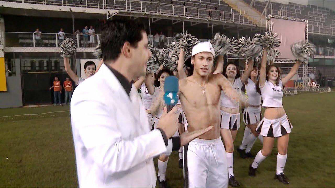 Festa do Santos com Neymar no TV Fama - Aprenda Espanhol com Neymar - Linguarudo