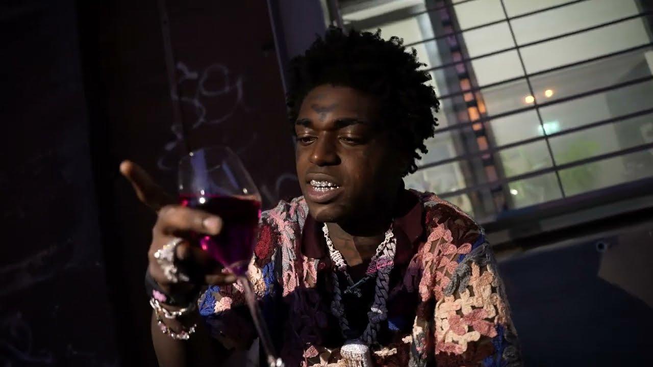 Louis Vuitton Burgundy Flower Patchwork Jeans worn by Kodak Black in Hope  You Know [Official Music Video]