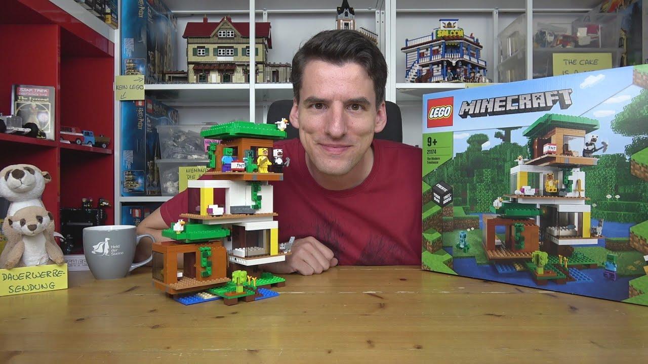 Ein teures und liebloses Minecraft-Topmodell: LEGO® 21174 Das Moderne Baumhaus