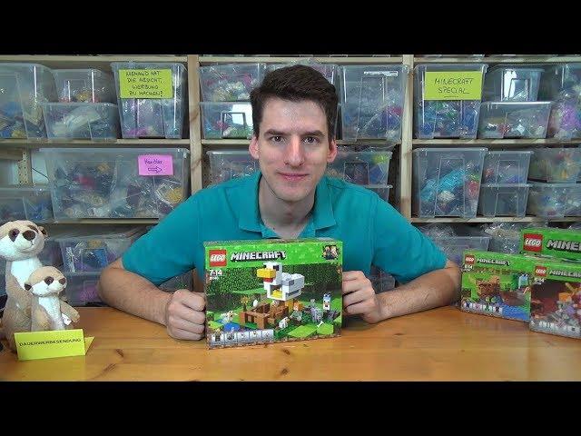 LEGO® Minecraft 21140 - Die Hühnerfarm - Unboxing, Building, Review