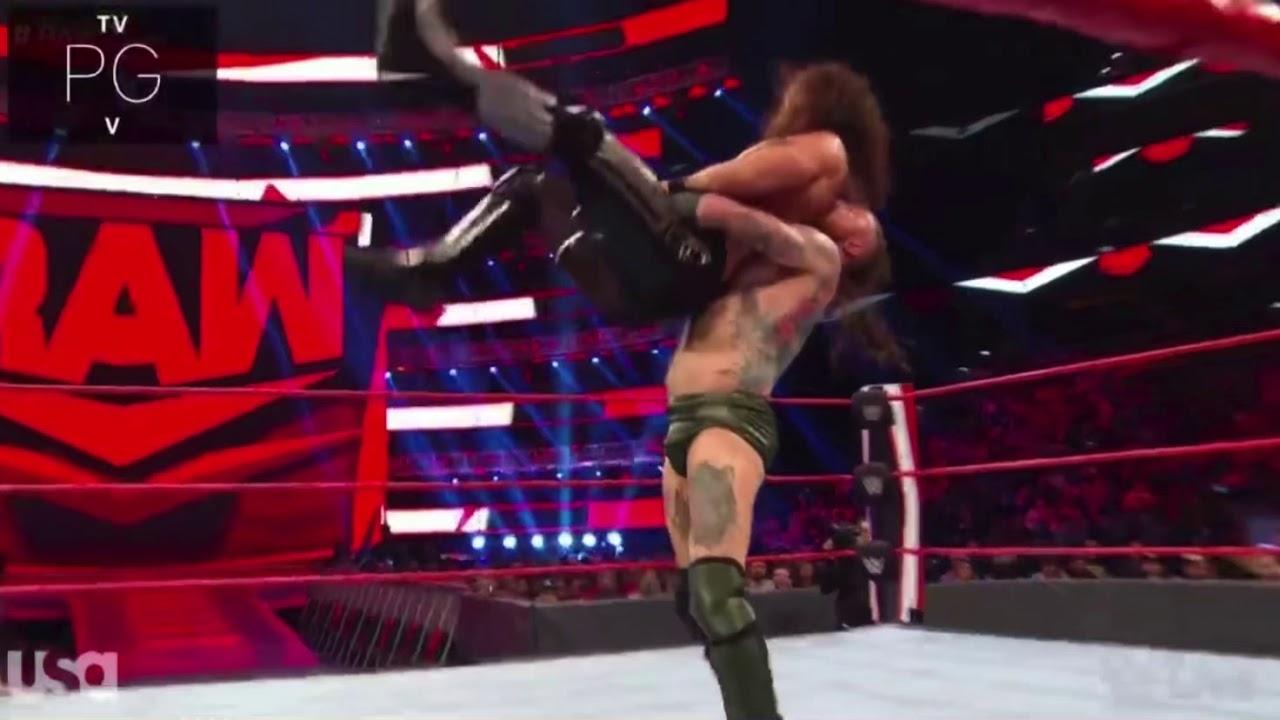 Aleister Black vs Seth Rollins - WWE Raw - 3/9/2020