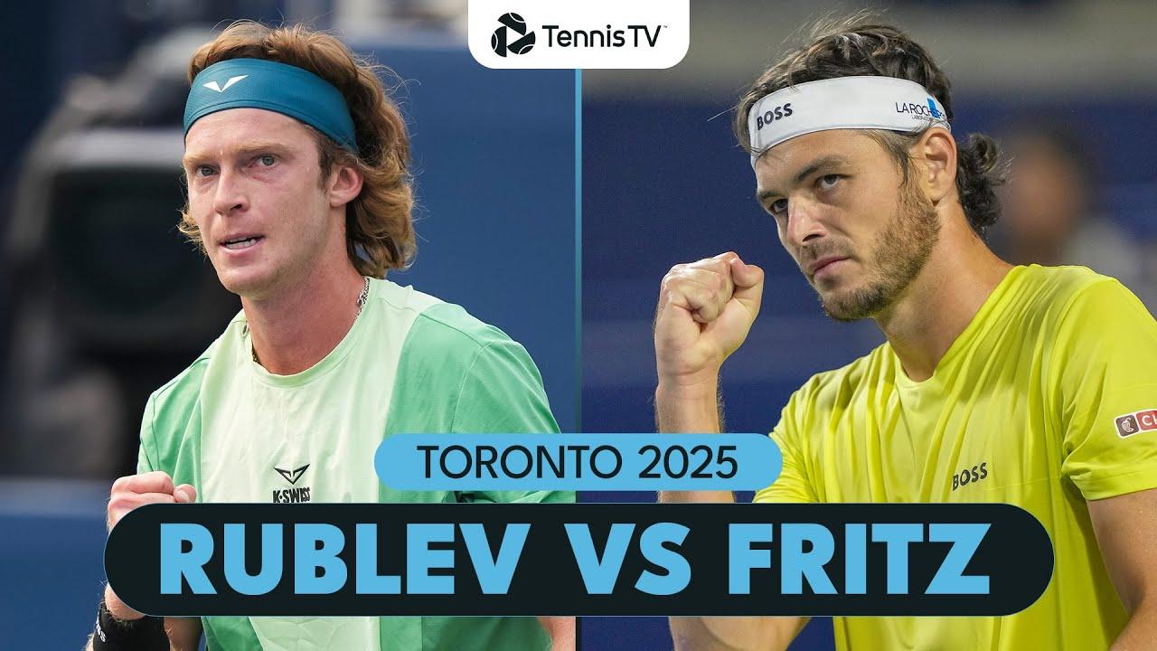 Andrey Rublev vs Taylor Fritz | Toronto 2025 Highlights