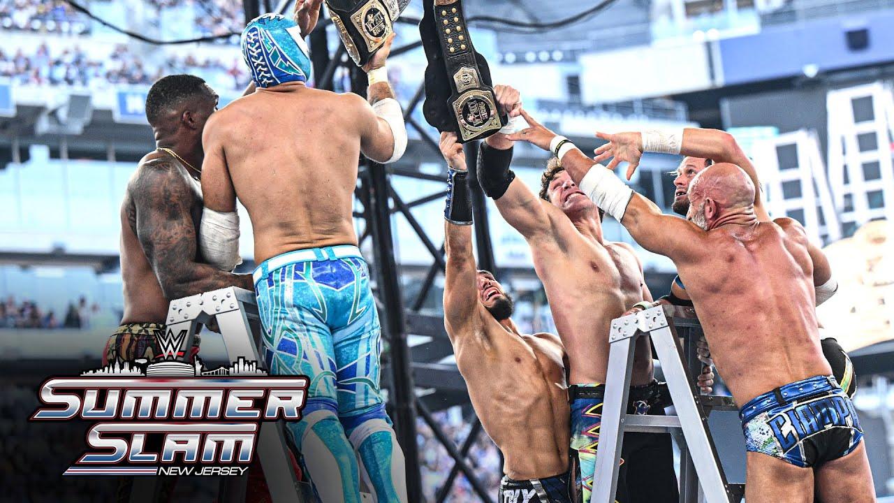 WWE Tag Team Title Six-Pack TLC Match: SummerSlam 2025 highlights