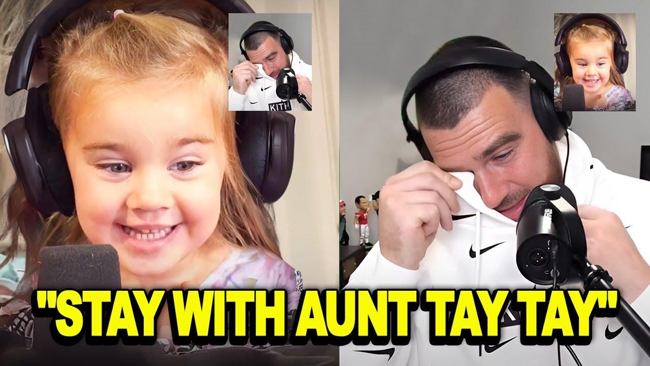 Travis Kelce BURSTS INTO Tears as Baby Niece Wyatt Wants to Stay with Taylor Swift!