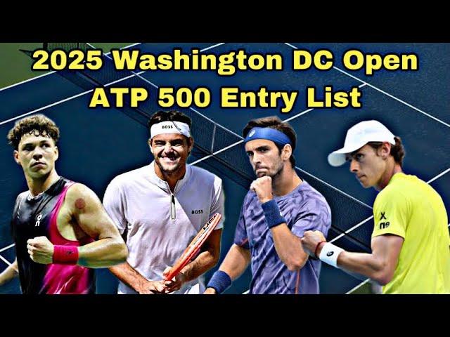 2025 Mubadala Citi Washington DC Open ATP 500 Entry List | Men’s Tennis