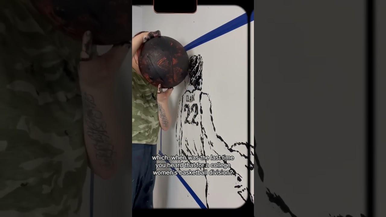 I got to collaborate with Round21 and Indiana fever to make merch of my artwork.