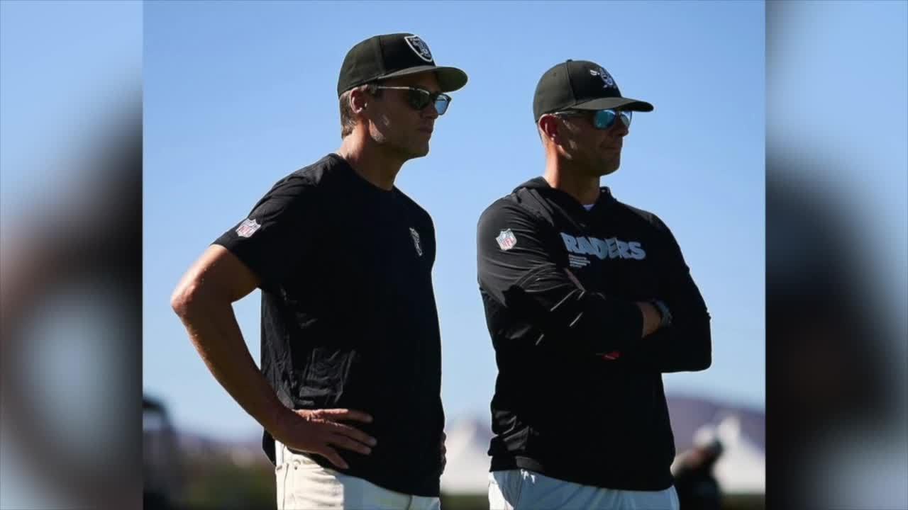 Tom Brady visits Raiders camp in first appearance as minority owner