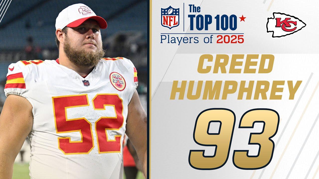 93: Creed Humphrey (C, Chiefs) | Top 100 Players of 2025